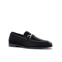 Mocassino Velvet Horse-Bit Buckle Loafer