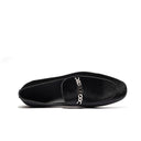 Mocassino Velvet Chain Link Loafer
